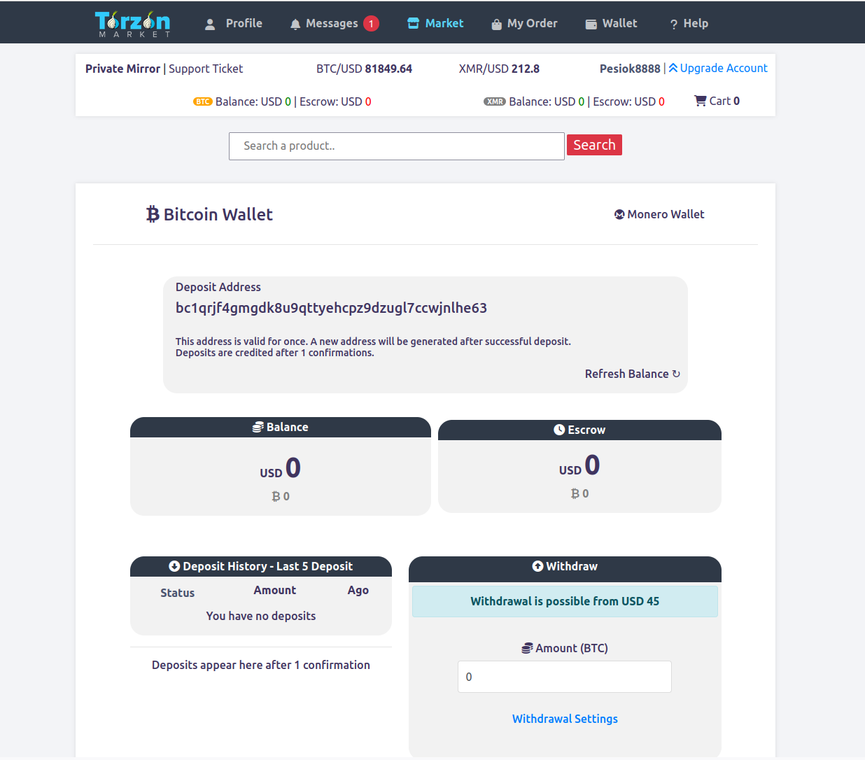 Cryptocurrency wallet and escrow protection